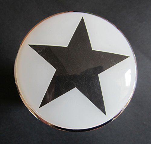Nero Waschbeckenstöpsel Abflussstöpsel Stöpsel STERN XL Black Star - 2