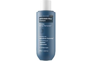 Bare Anatomy Anti Hair Fall Shampoo | 5x Hair Fall Control & Growth | Contains Biotin Adenosine, & Peptides | Rosemary, Rice Water, Hyaluronic Acid | For All Hair Types | For Women & Men | 250ml