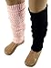 Baby Childrens Cuffs Legwarmer 3:1 Ribbed 15.75" - pink, 15.75"