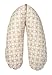 Flexofill 2008-1-551 Nursing Pillow Owls XL 190 x 40 cm Beige