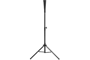 Voluxe Baseball Batting Tee, T Stand Adjustable Practice Training Hitting Ball Softball Batting Tee 31.1~46.5in for Baseball Training