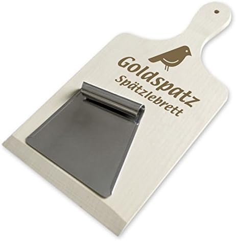 Goldspatz Spaetzle (German style pasta) Board with Stainless Steel Scraper 2196