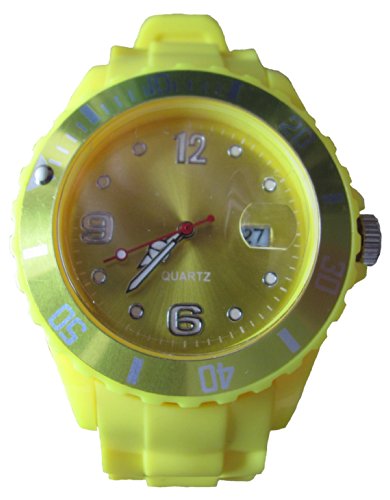 Preisvergleich Produktbild Schogetten - Quarz Uhr mit Datumsanzeige - Farbton Gelb