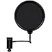 BC Master Pop Filter Runde Form für Blue Yeti Blue Snowball usw. mit Metall Clamp Stand Clip Wind Screen für Studio Mikrofon Aufnahme Pure Sound Durable Material (PF12 13.5cm)