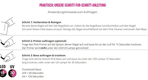 Pink Gellac Gel-Nagellack, Farbe 166 Vintage Nude, UV-/LED-härtend, 15 ml - 6