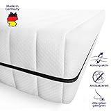 Der Matratzenkern ist wendbar und für Bauch-Rücken-und Seitenschläfer gleichermaßen geeignet