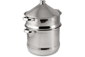 Baumalu 340971 - Pentola per cous cous/Tajine, in Acciaio Inox, 14 L