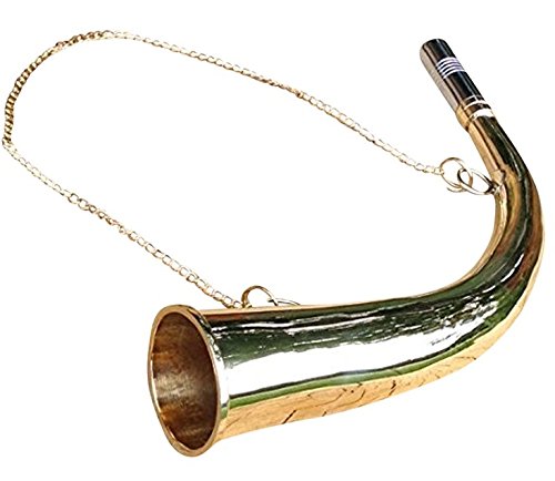 NEW fabriqué à la main en laiton massif Fox Hunt chasse Corne authentique Tir