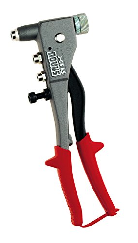 Novus Blindnietmutterzange J - 65, universelle Blindnietmutterzange für Schraubbefestigung, Gerätekörper aus Aluminium und Hebel stahlgeschmiedet, Für Aluminium Blindnietmuttern A6, A7 und A9 und Stahl Blindnietmuttern S6, S7 und S9, 032-0027