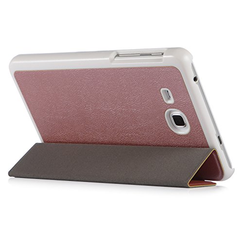 iHarbort® Samsung Galaxy Tab A 7.0 Hülle – Ultra Slim Leder Tasche Hülle Etui Schutzhülle Für Samsung Galaxy Tab A 7.0 Zoll T280 T285 Case Cover Holder,(Galaxy Tab A 7.0, Roségold) - 3