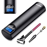 mini kompressor 12v 230v ✔【Nachtgebrauch】: 2 LED-Leuchten leuchten beim Aufblasen automatisch auf. Mit LED-Leuchten im Boden und einer LCD-Echtzeitdruckanzeige an der Seite können Sie das digitale Inflatorgerät bequem als Reifendruckmesser und im Dunkeln als Inflator verwenden.