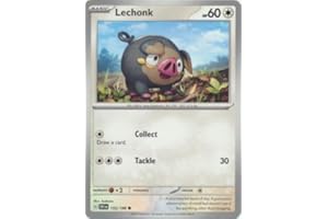 POKÉMON THE POKEMON COMPANY INTERNATIONAL Tarjeta individual LECHONK 155/198 Base escarlata y violeta