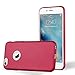 Produktbild Cadorabo Hülle für Apple iPhone 6 Plus/iPhone 6S Plus - Hülle in METALLIC ROT – Handyhülle aus TPU Silikon im Matt Metallic Design - Silikonhülle Schutzhülle Ultra Slim Soft Back Cover Case Bumper