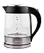 RNG EKO GREEN 1.8-Litre 2200-W Electric LED Glass Kettle-Black RS.1851.00