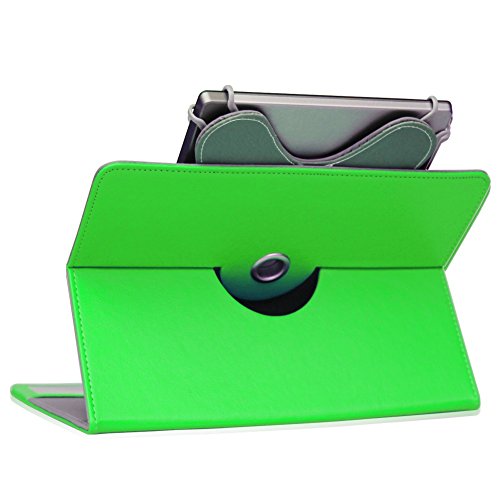 Hülle Medion Lifetab P9702 X10302 P10400 P10506 P10505 S10366 S10352 Tablet Tasche Schutztasche mit Ständerfunktion in Grün Schutzhülle Stand Tasche Etui Cover Case hochwertige Verarbeitung von UC-Express - 5