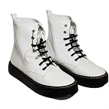  Botas D.Franklin 10150 Charol Blanco (40, Blanco)