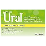 URAL EFFERVESCENT Powder 4G * 28 SACHETS Urinary ALKALINIZER Cystitis Relief