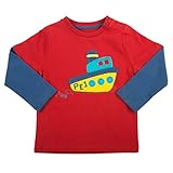 Kite Baby Boys Tug Boat Long Sleeve T-Shirt