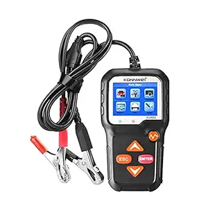 Decdeal Car Battery Tester 12V Car Auto Battery Load Tester on Cranking System and Charging System Scan Tool Battery Tester Automotive for Cars/SUVs/Light Trucks