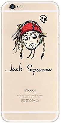 NEW MARVEL AVENGER Transparent TPU Soft case For Apple Iphone 5/5s .5SE &amp; 5C (APPLE IPHONE 5/5S, JACK SPARROW)