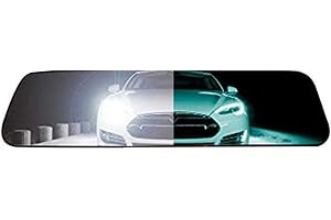 2 Pièces 200 X 50 Mm Voiture Rétroviseur Intérieur Film Anti-éblouissement Anti-Rayures Clair Protecteur Universel éTanche Film éTanche à La Pluie Autocollant avec Outil De Film