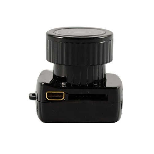 Dizaul Mini Spionagekamera ● 32GB MicroSD ● Aufnahmefunktion – Schlüsselanhänger – Miniatur Spiegelreflex-Kamera – Schwarz - 5
