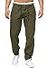 Produktbild Indicode Herren Veneto Leinen-Hose Lange Hose Bequeme Stoffhose aus hochwertiger Leinenmischung Army L