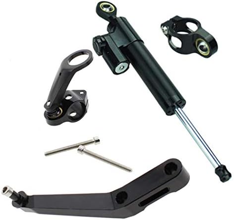 Kwolf Motorcycle Steering Dampers Stabilizer Buffer Control Bar With Mounting Bracket Kits Set for Honda CBR954RR CBR 954RR 2002-2003