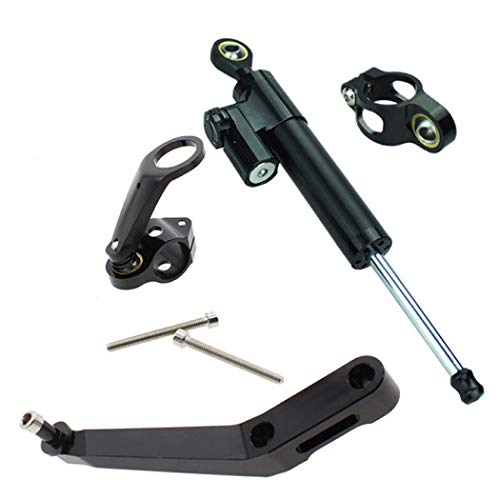 Kwolf Motorcycle Steering Dampers Stabilizer Buffer Control Bar With Mounting Bracket Kits Set for Honda CBR954RR CBR 954RR 2002-2003