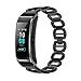 Produktbild ChYoung Smart Wristband Ersatz Uhrenarmband Edelstahl Metallarmband mit Pins Herren Damen