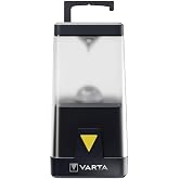 VARTA Kamp lambası, LED, şarj edilebilir ve pille &ccedil;alışır, dış mekan ambiyansı L30RH kamp feneri, kısma ve gece lambası fonks
