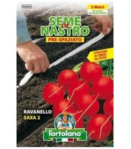 Semi Di Ravanello Su Nastro 6m - Mix Di Variet&agrave; | Germisem, Biologici