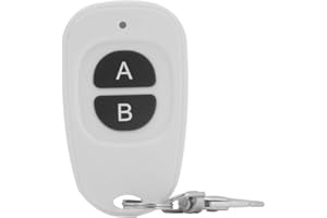 YASORN eMylo - Trasmettitore a 2 tasti, telecomando RF 433 MHz, trasmettitore distanza a distanza fino a 30-50m, per porta elettrica del garage/tenda elettrica/serratura/motore di controllo della-1 pezzo