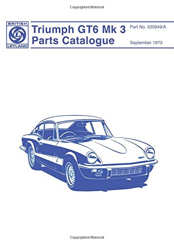 Triumph GT6 Mk3 Parts Catalogue: 520949/A: Part No. 520949/A (Triumph GT6 MK 3 Spare Parts Catalogue)