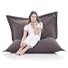 Original Lazy Bag Indoor Bean Bag XXL 360L Giant Beanbag 180x140 cm, COTTON, brown,