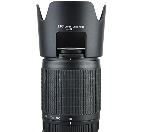 JJC - LH-36 - Pare-soleil   quivalent Nikon HB-36 - pour Nikon AF-S VR Zoom-Nikkor 70-300mm f 4 5-5 6G IF-ED Lens