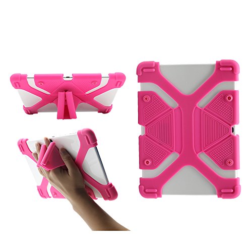 CHIN FAI Universal 9.7 10.1 10.5 11 Pulgadas Caso de la Tableta para iPad Pro Air Samsung Lenovo RCA Kindle a Prueba de Golpes Funda de Silicona Suave con Soporte