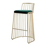 ☛ Material: Samt stoff sitz und Gold metallbeine. (Die Basis mit einem Gummiring, um das Zerkratzen des Bodens zu verhindern.)