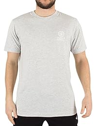Franklin & Marshall Hombre Izquierdo del pecho la camiseta del logotipo, Gris