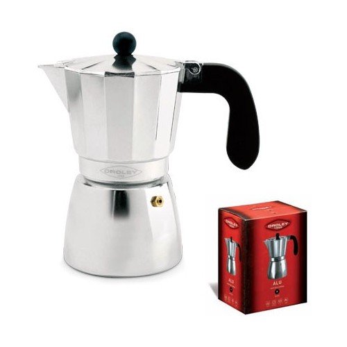 Oroley Alu 12T – Kaffeemaschine (Aluminium, Herd, Aluminium, für gemahlenen Kaffee, Espresso, Espresso) Oroley Alu 12T – Kaffeemaschine (Aluminium, Herd, Aluminium, für gemahlenen Kaffee, Espresso, Espresso) Bilder