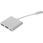 Alfais 4962 USB 3.1 Type C to HDMI USB 3.0 D&ouml;n&uuml;şt&uuml;r&uuml;c&uuml; Adapt&ouml;r Kablosu (Laptop i&ccedil;in)