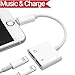 Produktbild thytob Dual Lightning Adapter & Splitter für iPhone X, iPhone 8/8 Plus. iPhone 7/7 Plus BWhite