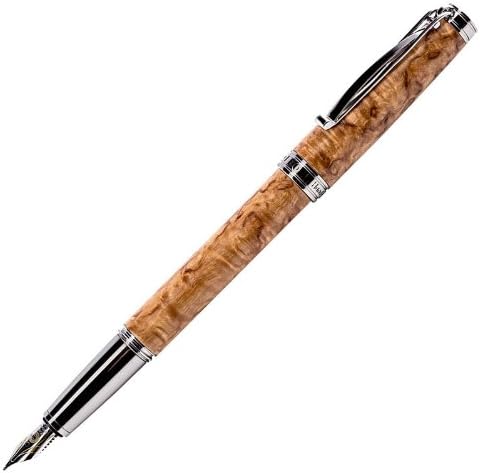 Cleo +++ Natura +++ Cartridge/Converter Fountain Pen B-Nib +++ brown +++ HAND MADE IN GERMANY