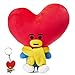 Produktbild Christ For Givek Kpop BTS Cute Cartoon Christmas Plush Figurine Toy + FREE Keychain Warm Gift for A.R.M.Y(TATA)