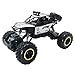 Produktbild SYY  Funkfernsteuerung Autorennen  2.4GHz Radio Control RC Auto,Kunststoff Metall Off-Road Alles Gelände Ferngesteuerter Auto Fahrzeug 1:16 Spielzeug für Kinder (Silber)