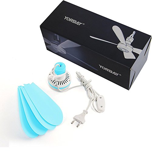 Yorbay Mobiler Deckenventilator Ø40cm Ventilator mit Aufhänger und Schalter , schnell montiert - 5