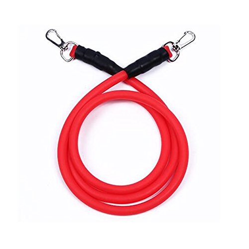 Delmkin Fitness Expander-Set Body Tube Sportgeräte 11-teiliges Set Ideal für Home Fitness – Regenbogenfarben - 5