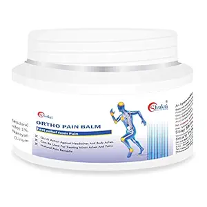 Shukti Ayurvedic Ortho Pain Relieving Balm Gel Extra Power (1 x 50 ml) for Headache, Backache, Joint Pains, Cold & Cough Relief