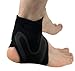 Produktbild SO-buts Einstellbare Knöchel Fußstütze Elastische Brace Guard Fußball Basketball Socke, Sport Knöchelhülse Kompression Anti-Verstauchungsschutz Knöchelsocken(Schwarz,XL)