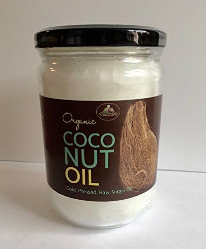 Organic Raw Cold Pressed Coconut Oil Pure Virgin Oil 500ml (1 jar)